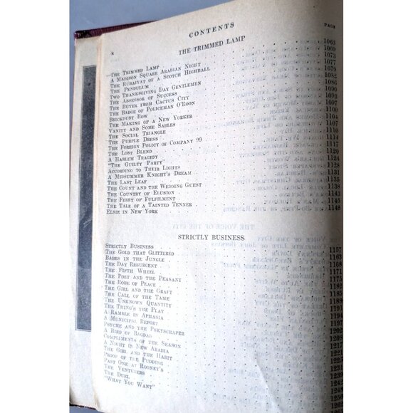 1928 The Complete Works Of O'Henry Special Edition Hardcover Red Doubleday Doran - Picture 9 of 14